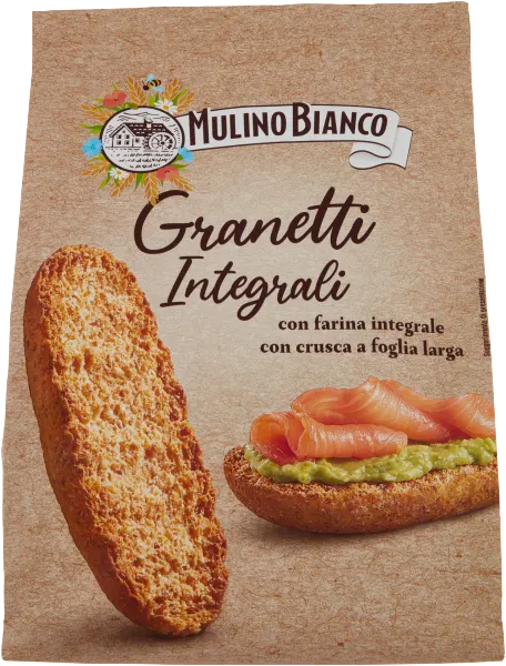 Mulino Bianco Granetti Integrali - chrupiące pełnoziarniste grzanki (280 g)