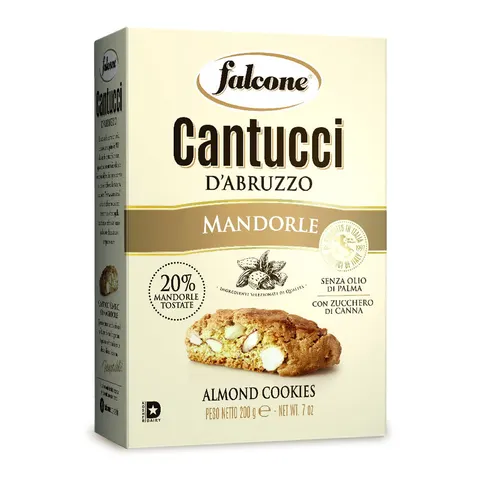 Falcone Cantucci Mandorle - ciastka kruche z migdałami (200 g)
