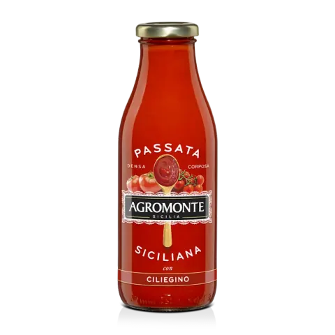 Agromonte Passata Siciliana Ciliegino - passata z pomidorków koktajlowych (520g)