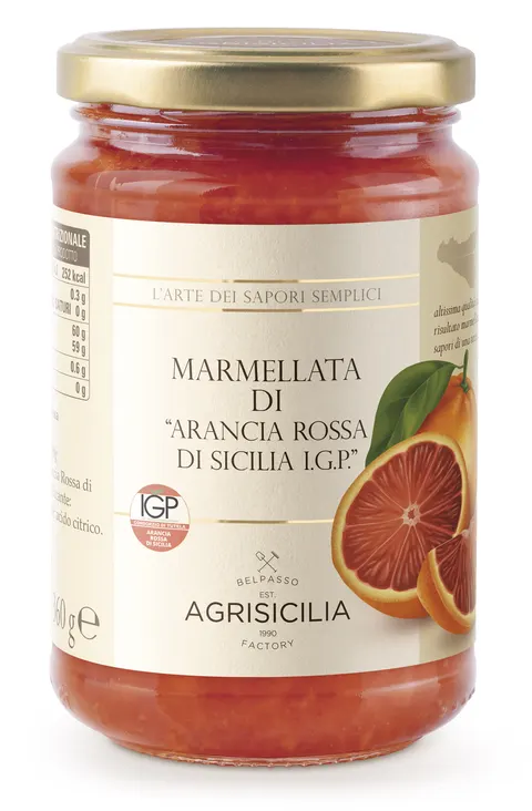 Marmolada z Czerwonych Pomarańczy Sycylijskich I.G.P. Agrisicilia 360 g