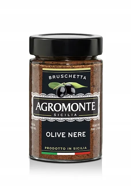 Agromonte Olive Nere - bruschetta z czarnych oliwek (100g)