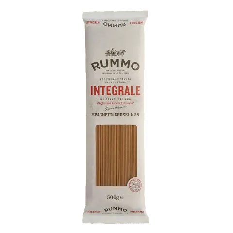 Rummo Spaghetti Grossi Integrale no.5 - Makaron Spagetti Pełnoziarnisty (500g)