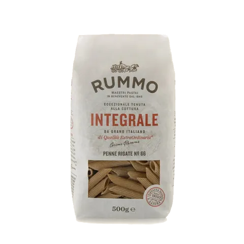 Rummo Penne Rigate Integrale no.66 - Makaron rurki Pełnoziarnisty (500g)