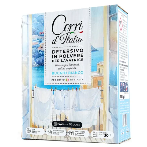 Corri d'Italia Bucato Bianco - proszek do prania białego (4,25kg - 85p)