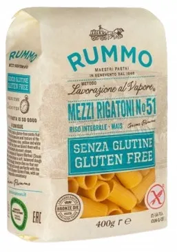 Rummo MEZZI RIGATONI n.51 - makaron rurki bez glutenu (400g)