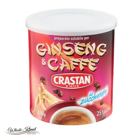 Crastan Ginseng Caffe - kawa rozpuszczalna z żeń-szeń bez cukru (200g)