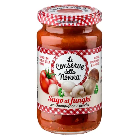 Le Conserve della Nonna Sugo Funghi - sos pomidorowy z grzybami (190g)