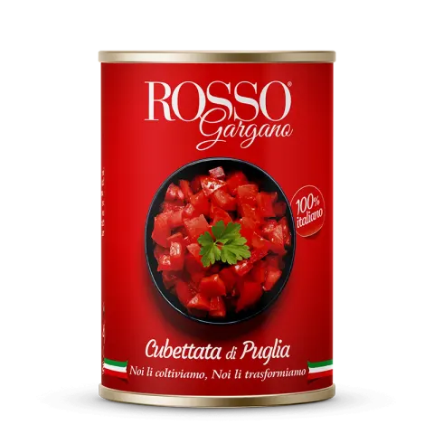 Rosso Gargano Cubettata di Puglia - pomidory kostki (400g)
