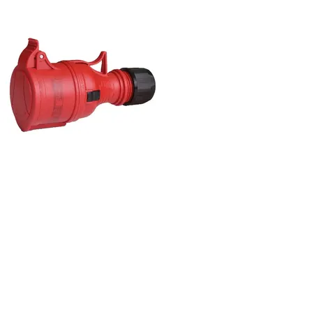 Gniazdo przenośne 16A 5P (3P+N+Z) 400V TWIST IP44 czerwone, GPP 16/5 Typ B; 921880 ELEKTROMET