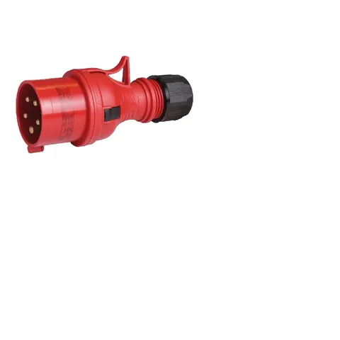 Wtyczka przenośna 32A 5P (3P+N+Z) 400V IP44 TWIST czerwona, WPP 32/5 Typ B; 922085 ELEKTROMET
