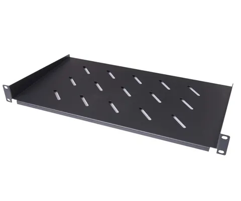 Półka stała 19 cali 1U o głębokości 250mm, mocowana w 2 punktach; CCAS-P-250, securityNET