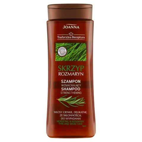 JOANNA TRADYCYJNA RECEPTURA Szampon do włosów cienkich i delikatnych SKRZYP POLNY & ROZMARYN, 300 ml