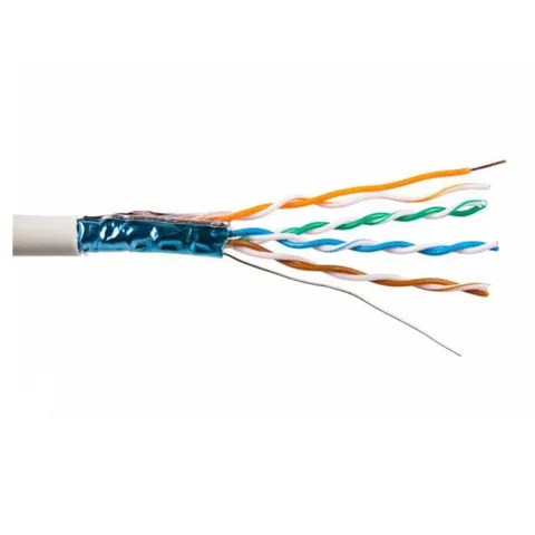 Kabel teleinformatyczny F/UTP kat. 5e PVC skrętka ekranowana, opk=305m; DOM5EFTP DOMNET securityNET