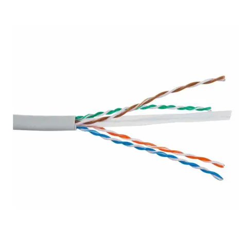 Kabel teleinformatyczny U/UTP kat. 6 PVC skrętka nieekranowana, opk=305m; DOM6UTP DOMNET securityNET