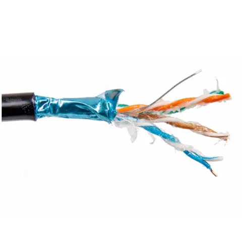 Kabel securityNET F/UTP kat.5e PE zew. żelowany 500m