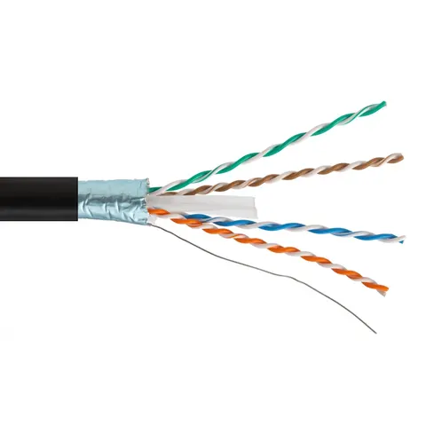 Kabel teleinformatyczny F/UTP kat. 6A PE zewnętrzny żelowany skrętka ekranowana, szpula 500m; SEC6AFTPG securityNET