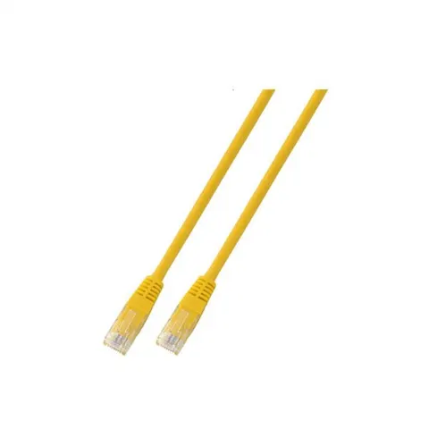 Patch. securityNET kat.5e UTP PVC żółty 5m Kabel sieciowy