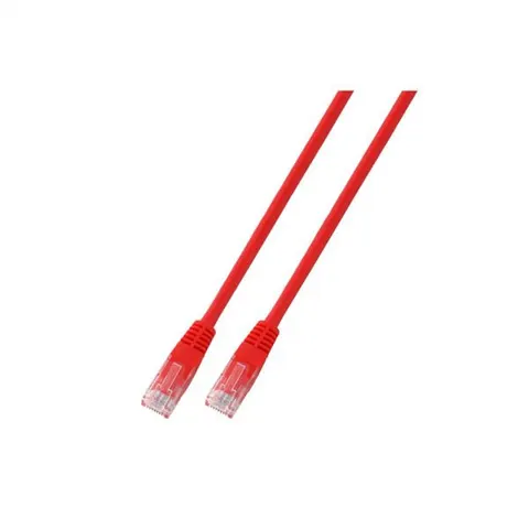 Patch. securityNET kat.6 UTP PVC czerwony kabel sieciowy lan 5m