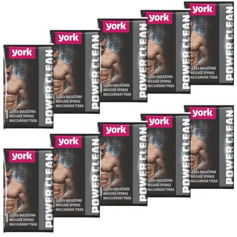 YORK Gąbka masażowa MOTYL, pakiet 10 szt