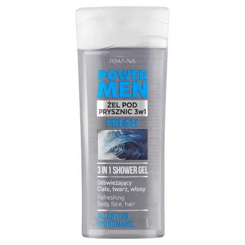 Joanna Power Men Fresh żel pod prysznic 3w1 100ml
