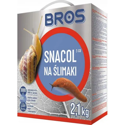 BROS Środek na ślimaki MOCNY SNACOL 2,1kg