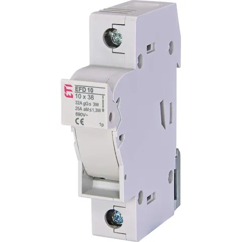 Rozłącznik bezpiecznikowy 1P 32A na wkładki 10x38mm, EFD 10 1P; 002540001, ETI POLAM