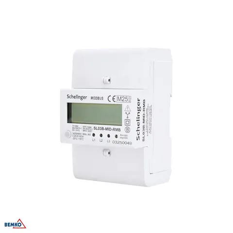 LICZNIK ENERGII 3 FAZOWY MID MODBUS SCHELINGER 100A