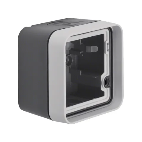 W.1 Adapter natynkowy 1-kr, IP55, szary