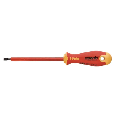 Wkrętak płaski 5,5x1,0 - Ergonic VDE izolowany 1000V; FL41305590 FELO