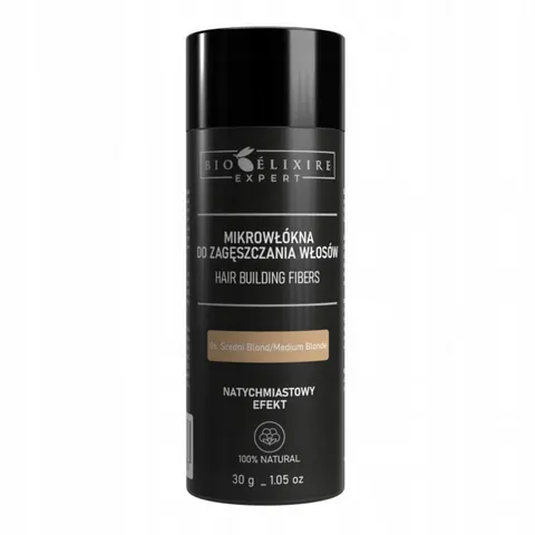 Bioelixire EXPERT Mikrowłókna do zagęszczania włosów 30 g - Średni Blond / Medium Blonde