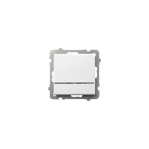 SONATA łącznik schodowy z podświetleniem biały mat; ŁP-3RS/M/75, OSPEL