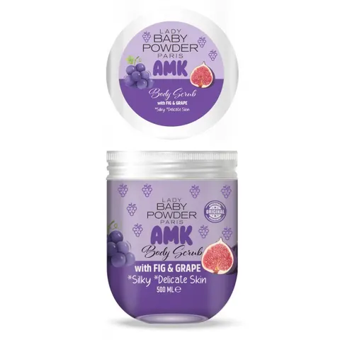 LADY BABY POWDER Peeling do ciała FIGA I WINOGRONO, 500 ml