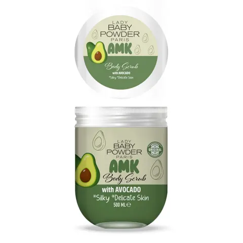 LADY BABY POWDER Peeling do ciała AVOCADO, 500 ml