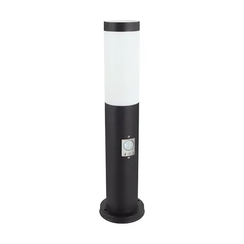Oprawa ogrodowa z czujnikiem ruchu TUBER 45 PIR E27 C BLACK
