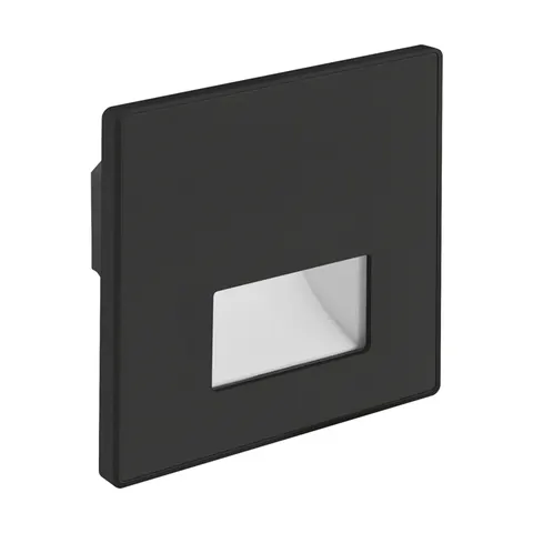Lampa schodowa LED WEKTOR LED D 1,2W BLACK CCT