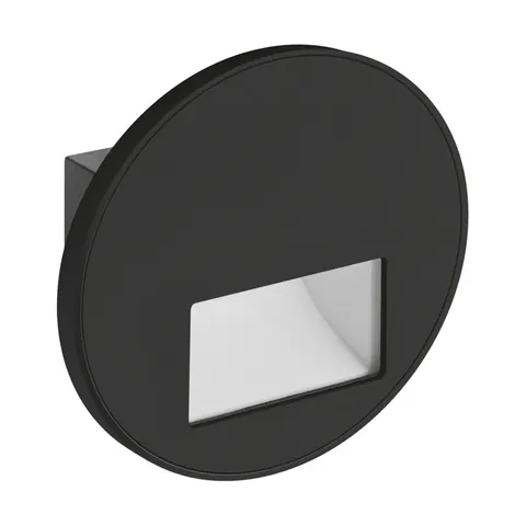 Lampa schodowa LED WEKTOR LED C 1,2W BLACK CCT