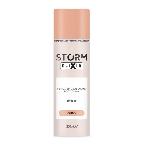 STORM ELIXIR Dezodorant dla kobiet AURA, 200 ml