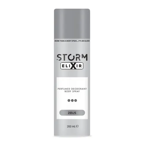 STORM ELIXIR Dezodorant dla mężczyzn ZEUS, 200 ml