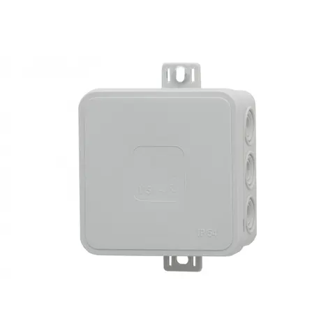 Puszka herm.V6 term. 85x85x41 IP54, szara-klik