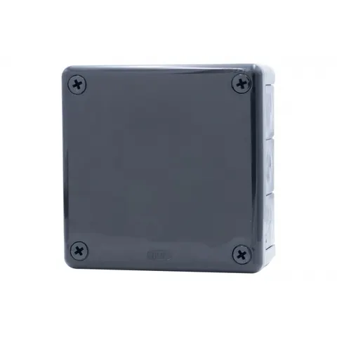 Puszka H55-L 118x118x46 IP55 12-wyl. czarna