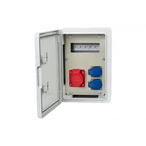 Rozdzielnica budowlana RB-250 8M 32/5, 2x230V