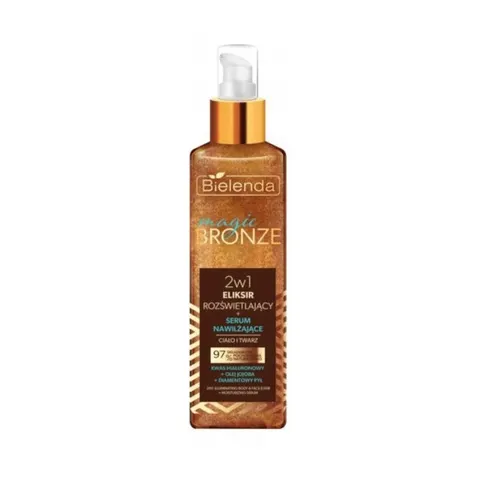 BIELENDA Eliksir Rozświetlający Ciało i Twarz 2W1 MAGIC BRONZE, 150 ml