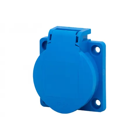 Gniazdo tablicowe 16A 2P+Z 3P 250V IP44 niebieskie F-ELEKTRO