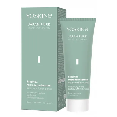YOSKINE JAPAN PURE Peeling szafirowy mikrodermabrazjia, 75 ml