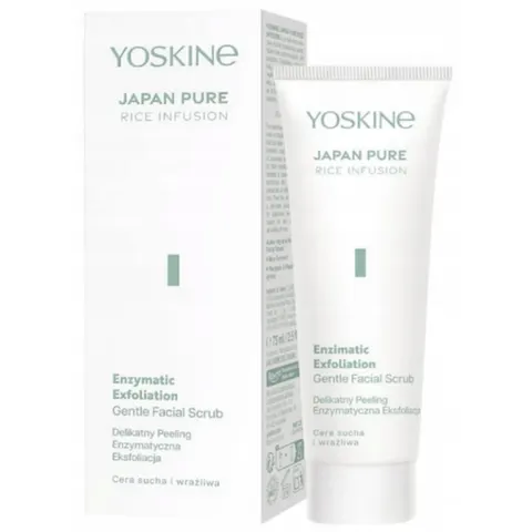YOSKINE Peeling Odmładzający z Enzymami do twarzy JAPAN PURE, 75 ml