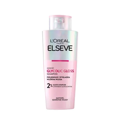 ELSEVE Szampon do włosów GLYCOLIC GLOSS 2%, 200 ml
