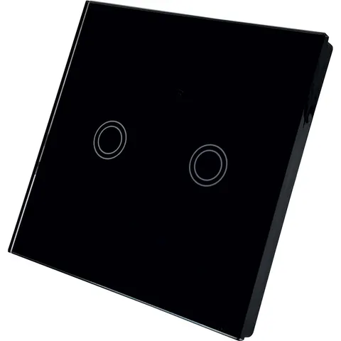 WiFi 2SWITCH Black - Wyłącznik światła dopuszkowy SMART WiFI