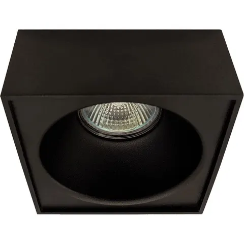 ANGUS-S Black - Oczko (komponent) kwadrat aluminium