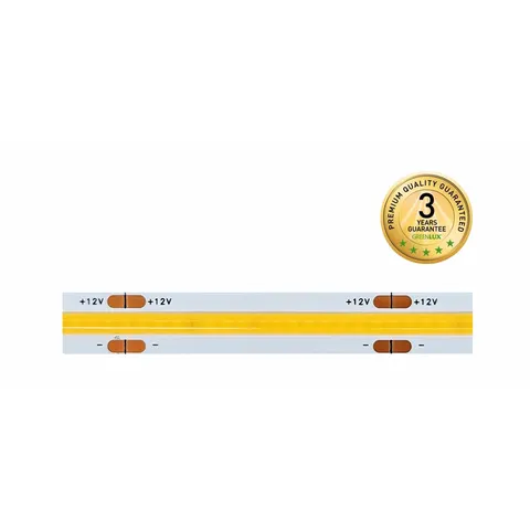 LED STRIP COB480/12W/m IP20 NW Ra90 5m 1060lm/m (*5m=1pcs) - Taśma LED samoprzylepna na krążku