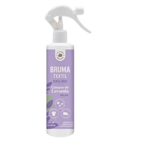 LA CASA DE LOS AROMAS Odświeżacz do tkanin, pościeli, dywanów, sof LAWENDA, 300 ml